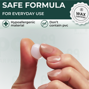 PQ WAX EAR PLUGS - 100 pillows