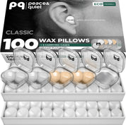 PQ WAX EAR PLUGS - 100 pillows