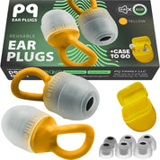PQ REUSABLE EAR PLUGS - Yellow