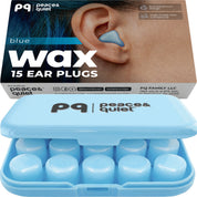 PQ WAX EAR PLUGS - 15 Blue Ear Plugs