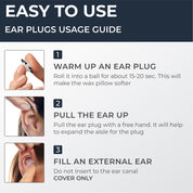PQ WAX EAR PLUGS - 15 pillows