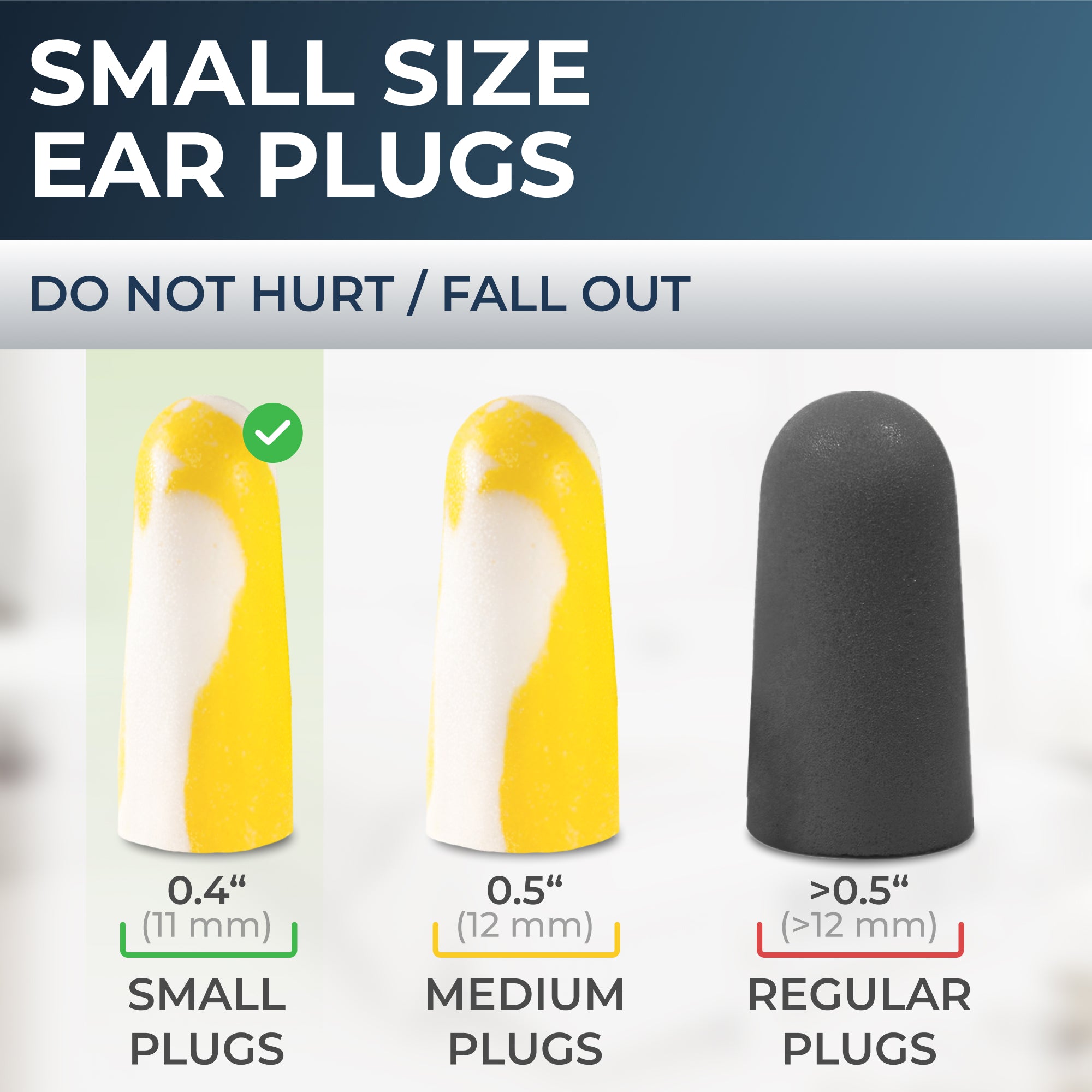 PQ FOAM EAR PLUGS - 100 items