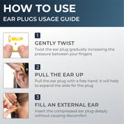 PQ FOAM EAR PLUGS - 100 items