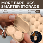 PQ WAX EAR PLUGS - 28 beige pillows