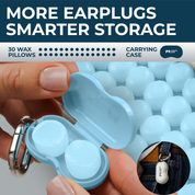 PQ WAX EAR PLUGS - 28 blue pillows