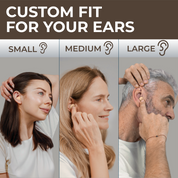PQ WAX EAR PLUGS - 28 beige pillows