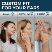 PQ WAX EAR PLUGS - 28 blue pillows