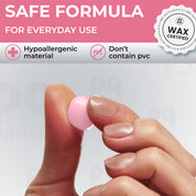 PQ WAX EAR PLUGS - 15 Pink Ear Plugs