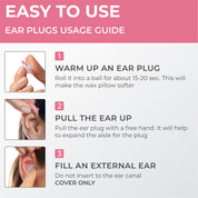 PQ WAX EAR PLUGS - 15 Pink Ear Plugs