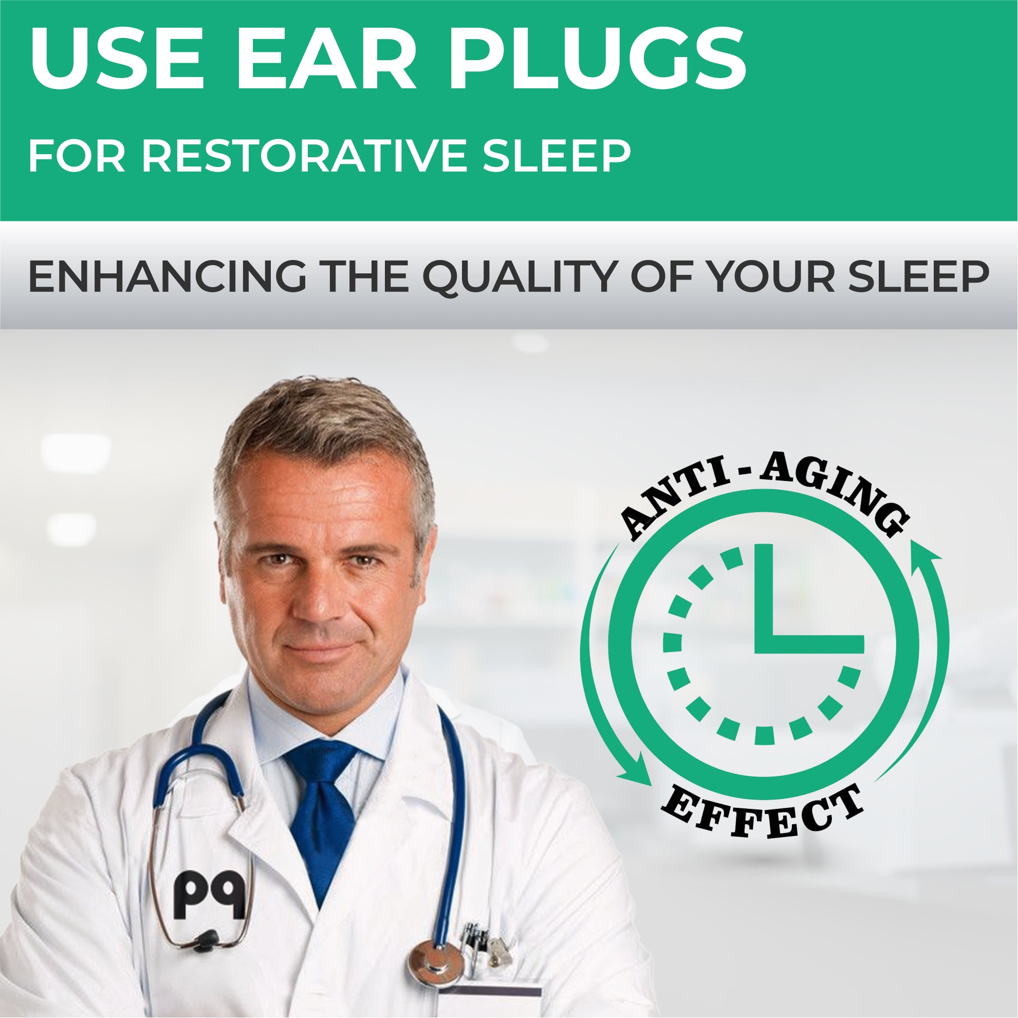 PQ WAX EAR PLUGS - 15 Green Ear Plugs