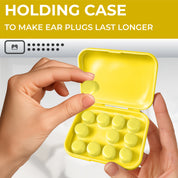PQ WAX EAR PLUGS - 15 Yellow Ear Plugs