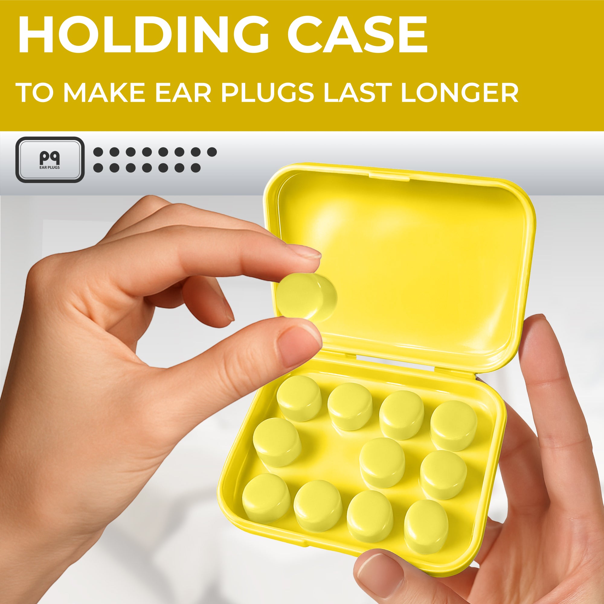 PQ WAX EAR PLUGS - 15 Yellow Ear Plugs