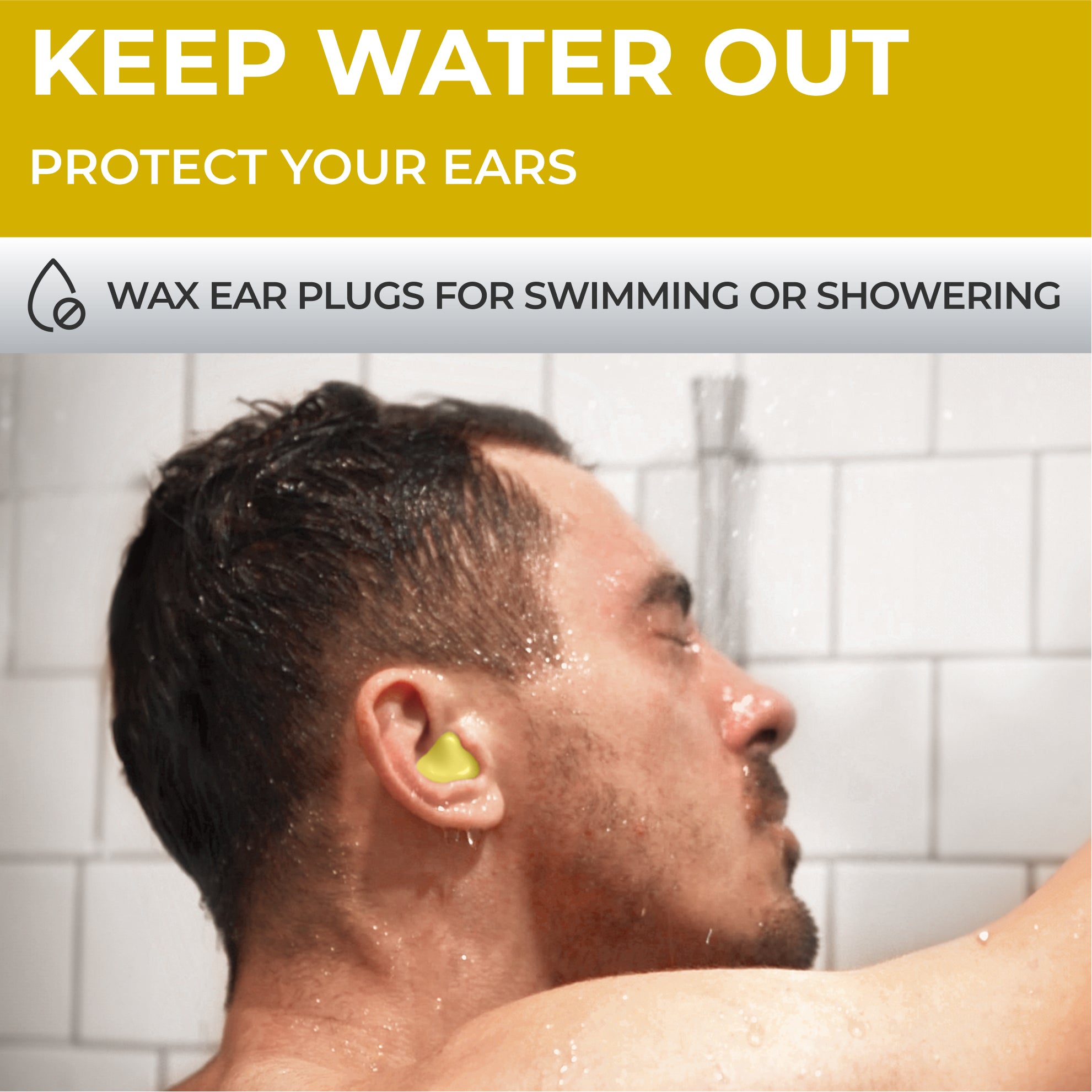 PQ WAX EAR PLUGS - 15 Yellow Ear Plugs