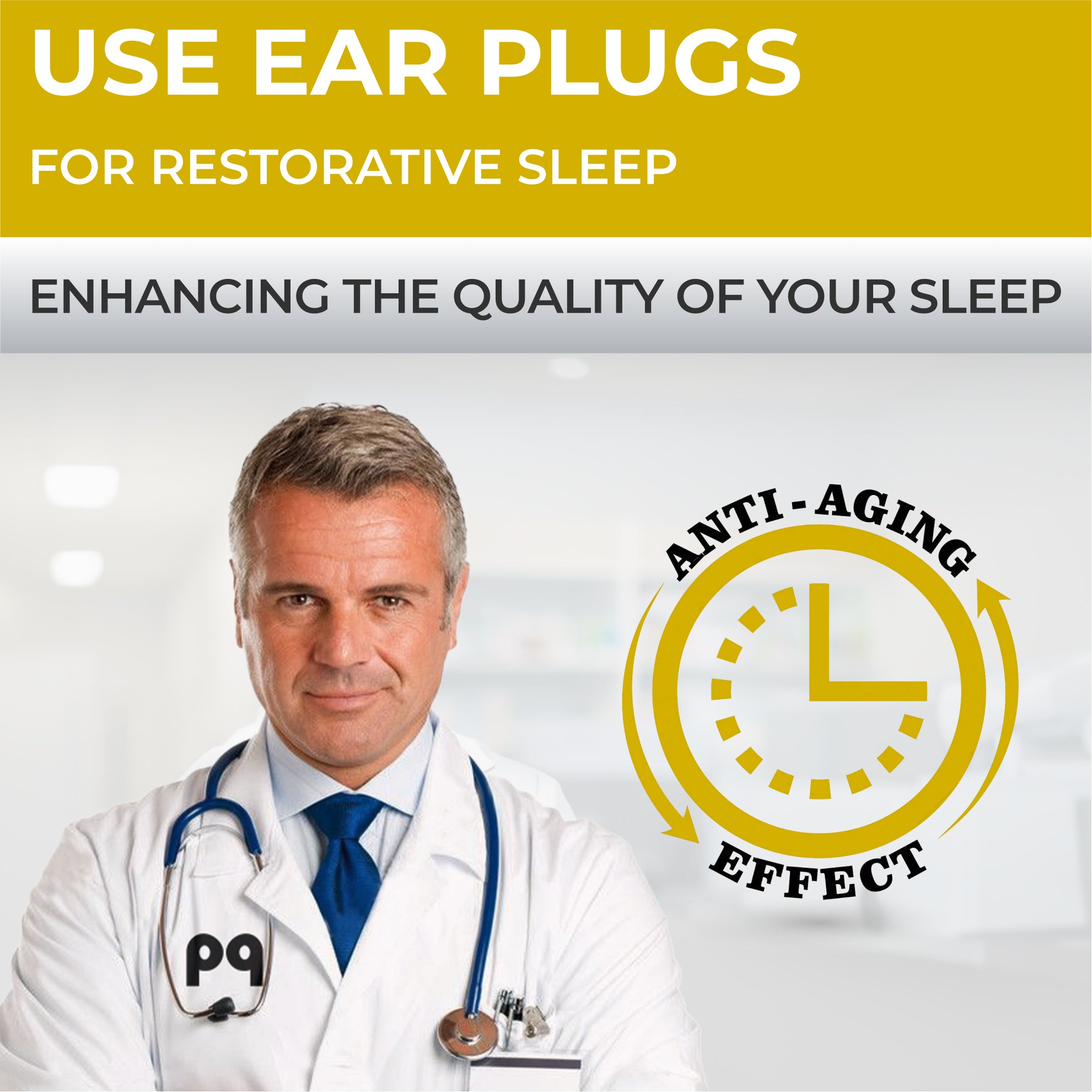 PQ WAX EAR PLUGS - 15 Yellow Ear Plugs