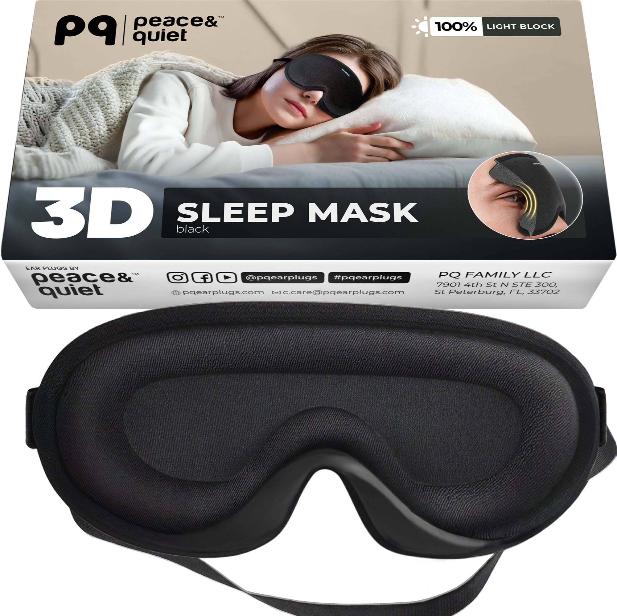 PQ Sleep Mask - Black