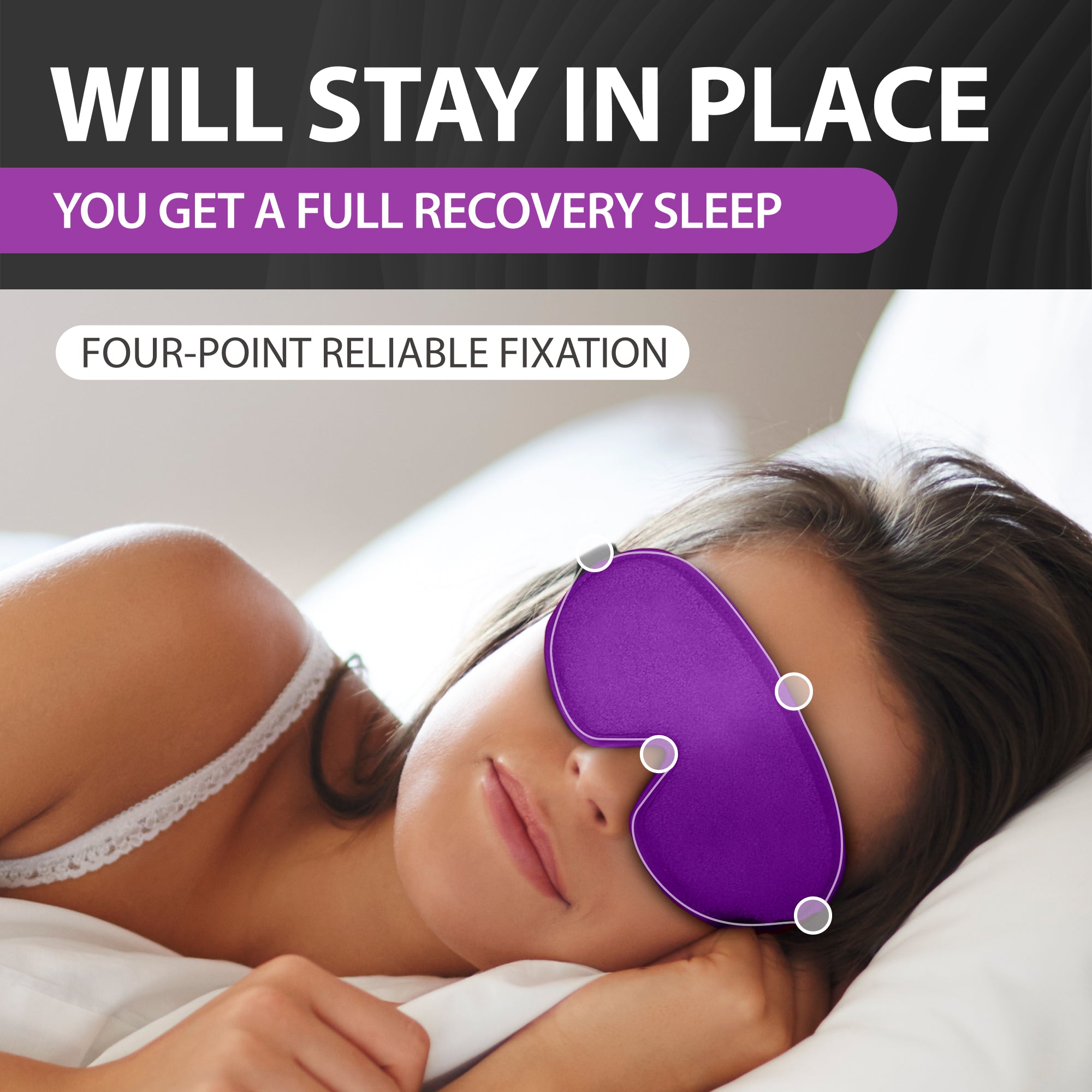 PQ Sleep Mask - Purple