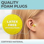 PQ FOAM EAR PLUGS - 40 items