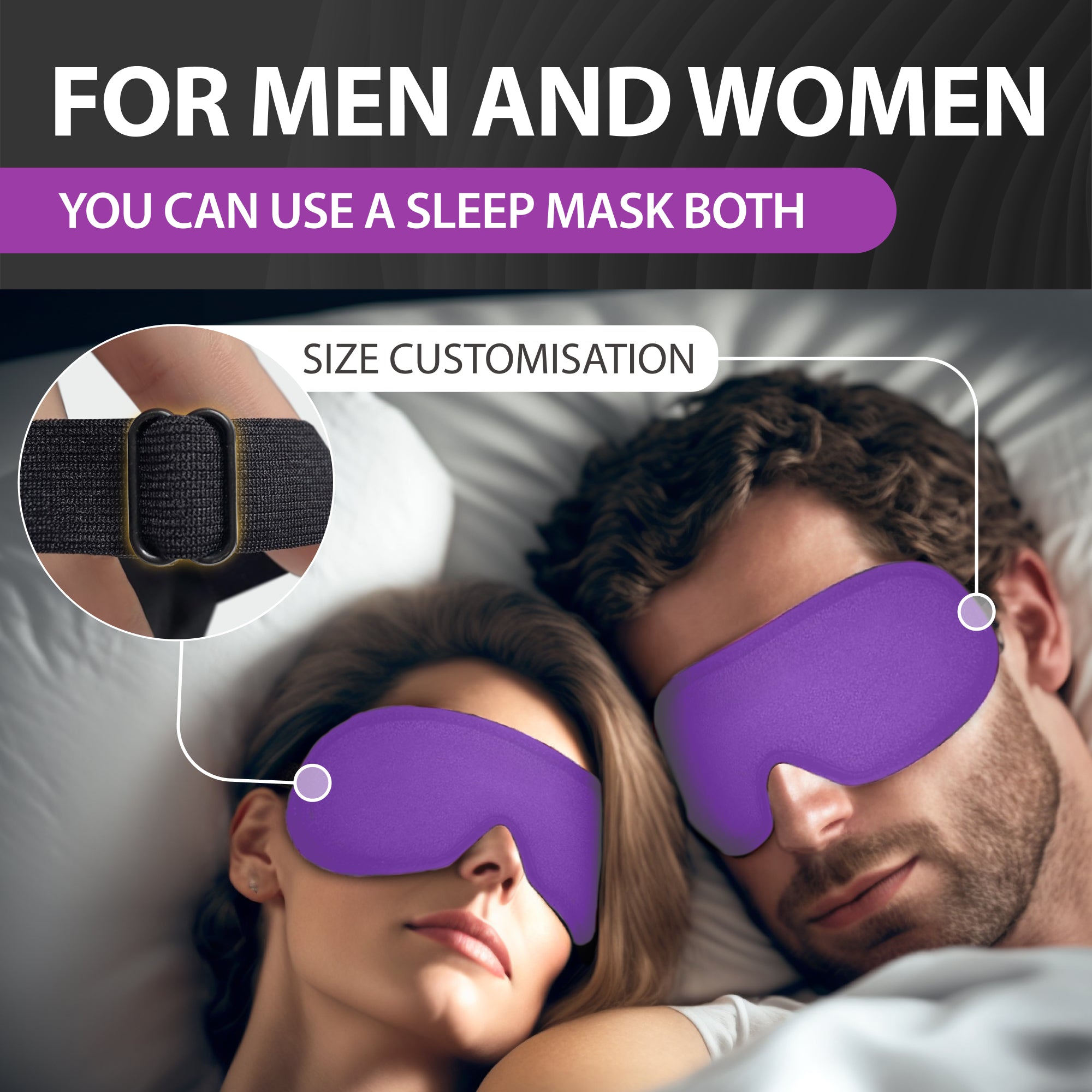 PQ Sleep Mask - Purple