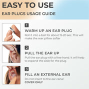 PQ WAX EAR PLUGS - 6 pillows mix set