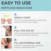 PQ FOAM EAR PLUGS - 40 items