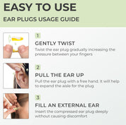 PQ FOAM EAR PLUGS - 6 items