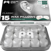 PQ WAX EAR PLUGS - 15 pillows