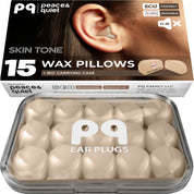 PQ WAX EAR PLUGS - 15 pillows