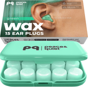 PQ WAX EAR PLUGS - 15 Pink Ear Plugs