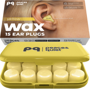 PQ WAX EAR PLUGS - 15 Pink Ear Plugs