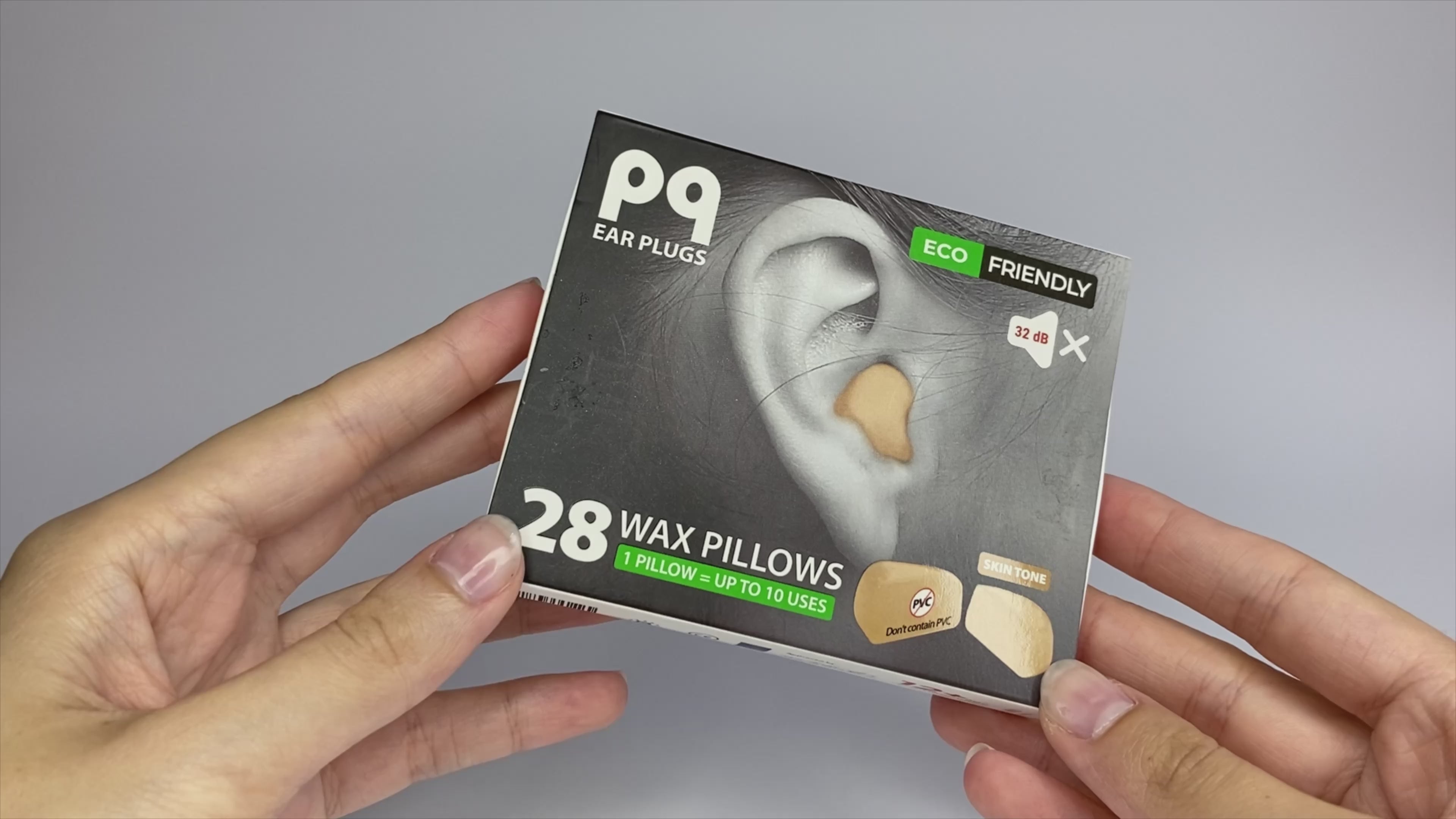 PQ WAX EAR PLUGS - 28 beige pillows