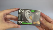 PQ WAX EAR PLUGS - 15 beige pillows